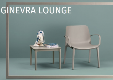 Ginevra Lounge monobloc de SCAB Design